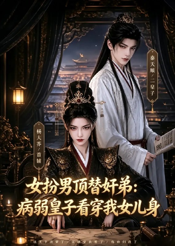 女扮男顶替奸弟病弱皇子看穿我女儿身&女扮男顶替奸弟病弱皇子看穿我女儿身（33集）AI短剧