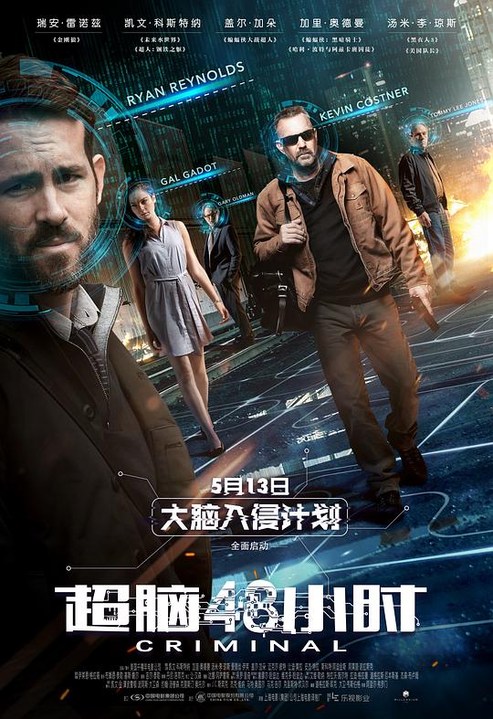 超脑48小时 Criminal (2016) 4K/2160p 原盘Remux 【56.07GB】已刮削