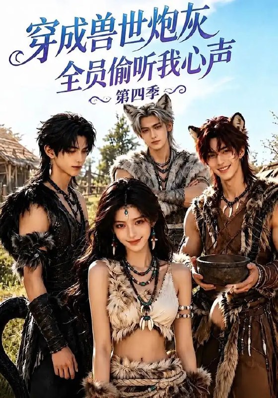 穿成兽世炮灰，全员偷听我心声第四季&穿成兽世炮灰全员偷听我心声第四季（73集）AI短剧