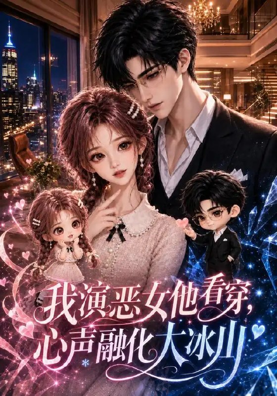 我演恶女他看穿，心声融化大冰山&我演恶女他看穿心声融化大冰山（63集） AI短剧