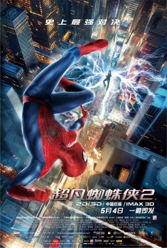 超凡蜘蛛侠2电光人崛起(2014)4KHDRBluRay国英多音轨中英外挂字幕