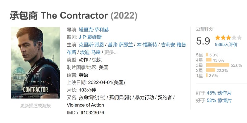 承包商 The Contractor (2022)