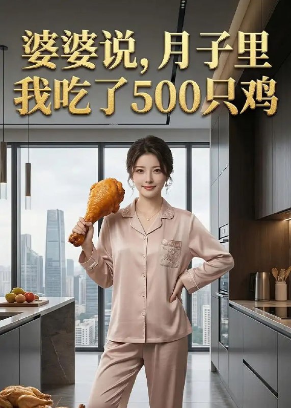 婆婆说，月子里我吃了500只鸡（17 集）Ai短剧