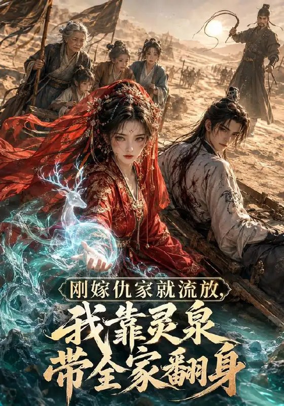 刚嫁仇家就流放，我靠灵泉带全家翻身&刚嫁仇家就流放我靠灵泉带全家翻身（124集） AI短剧