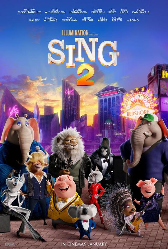 欢乐好声音2 Sing 2 (2021) 4K/2160p 原盘Remux 中文字幕 【62.56GB】已刮削