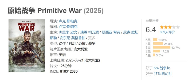 原始战争 Primitive War (2025)