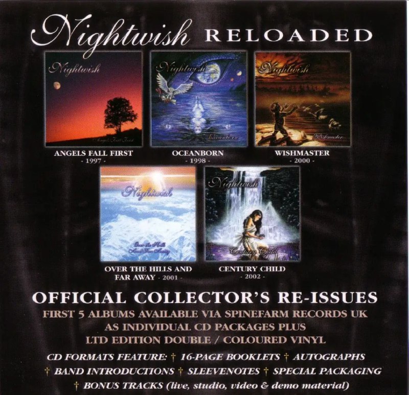 夜愿(Nightwish) - 1998年专辑 - Oceanborn (Official Collector's Edition, Remastered 2008) Flac