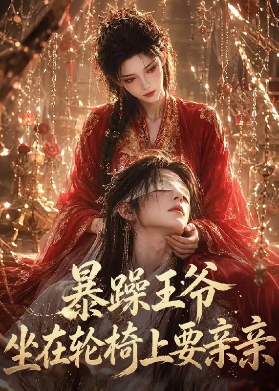 暴躁王爷坐在轮椅上要亲亲（102集）AI短剧