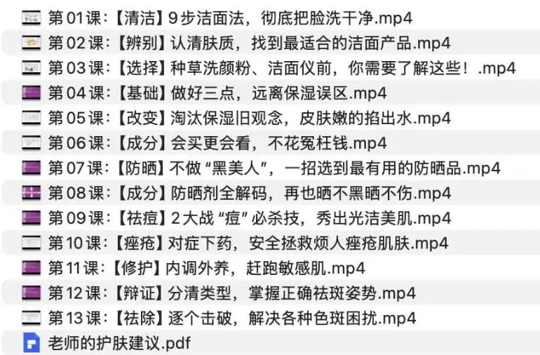 协和医院皮肤博士的 美肌处方 40岁龄20岁颜的主任医师 教你养成冻龄牛奶肌【学习资料】