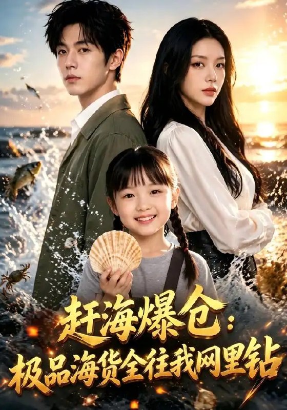 赶海爆仓极品海货全往我网里钻&赶海爆仓极品海货全往我网里钻（80集）AI短剧