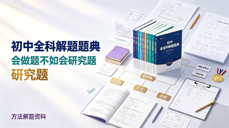 【初中】初中全科解题题典(东北师大)会做题不如会研究题