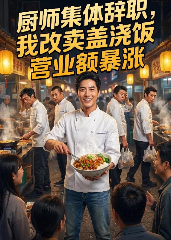 厨师集体辞职我改卖盖浇饭营业额暴涨 (26集) Ai短剧 | 短剧