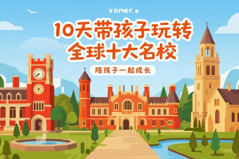 10天带孩子玩转全球十大名校，青少年名校启蒙与成长规划课