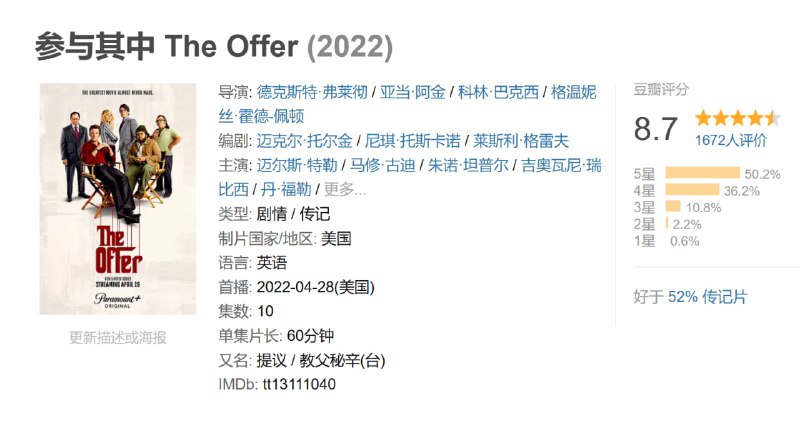 参与其中 The Offer (2022)
