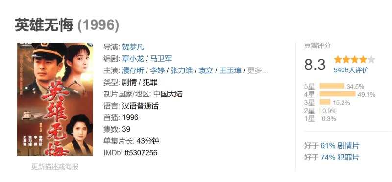英雄无悔 (1996)