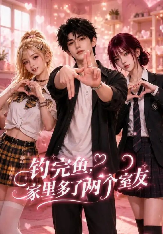 钓完鱼，家里多了两个室友&钓完鱼家里多了两个室友（82集）AI短剧