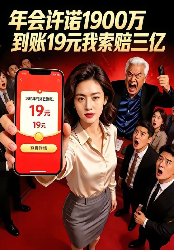 年会许诺1900万到账19元我索赔三亿 (75集) | 短剧