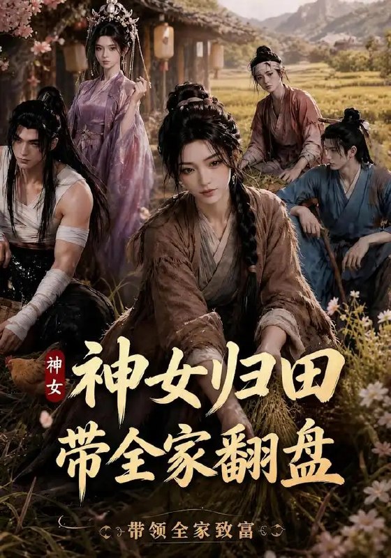 神女归田带全家翻盘（43集）AI短剧