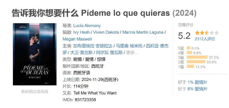 告诉我你想要什么 Pídeme lo que quieras (2024)