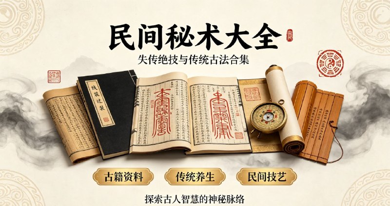 民间秘术大全失传绝技合集［pdf］