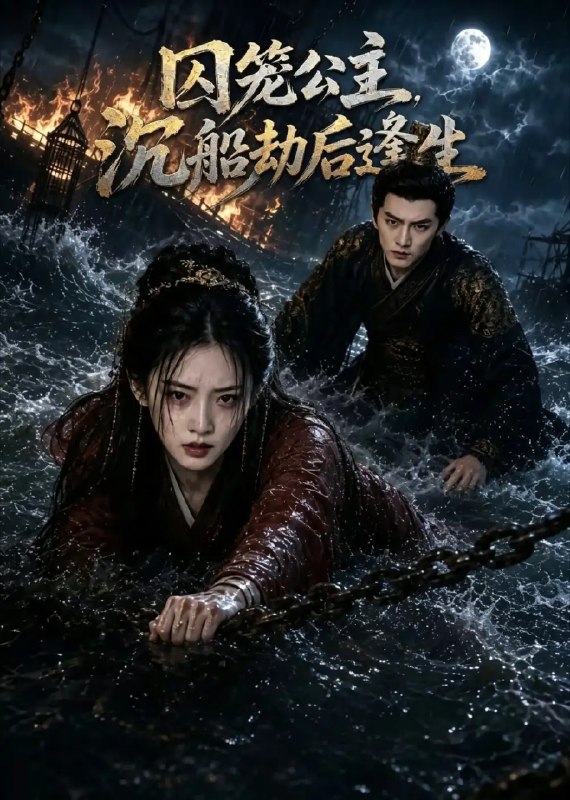 囚笼公主,沉船劫后逢生&囚笼公主沉船劫后逢生(46集)AI短剧