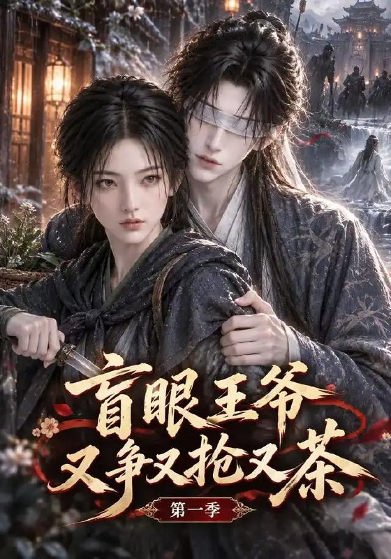 盲眼王爷又争又抢又茶第一季（163集） AI短剧