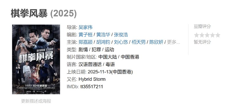 棋拳风暴 (2025) 棋拳风暴 (2025)