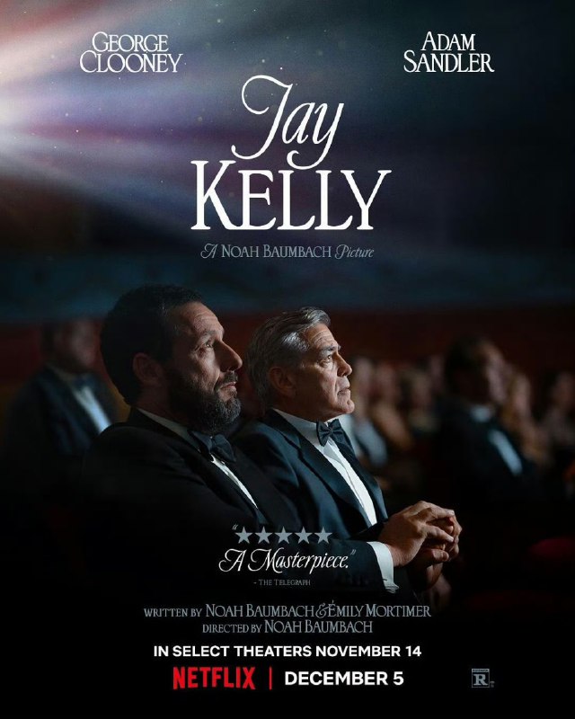 影星杰·凯利 Jay Kelly (2025) 诺亚·鲍姆巴赫执导，乔治·克鲁尼、亚当·桑德勒领衔主演  [1080p] [电影] [中英字幕]