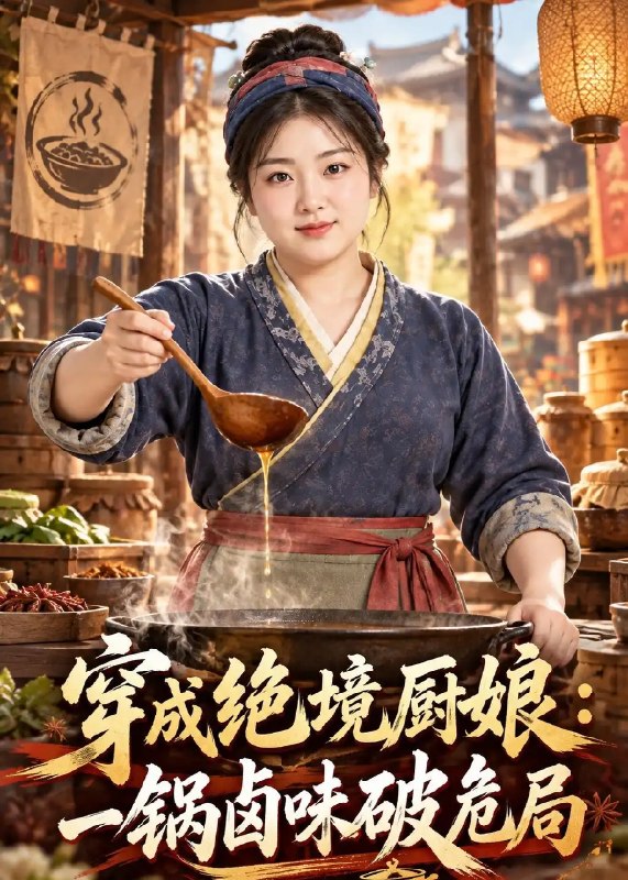 穿成绝境厨娘一锅卤味破危局&穿成绝境厨娘一锅卤味破危局（80集） AI短剧