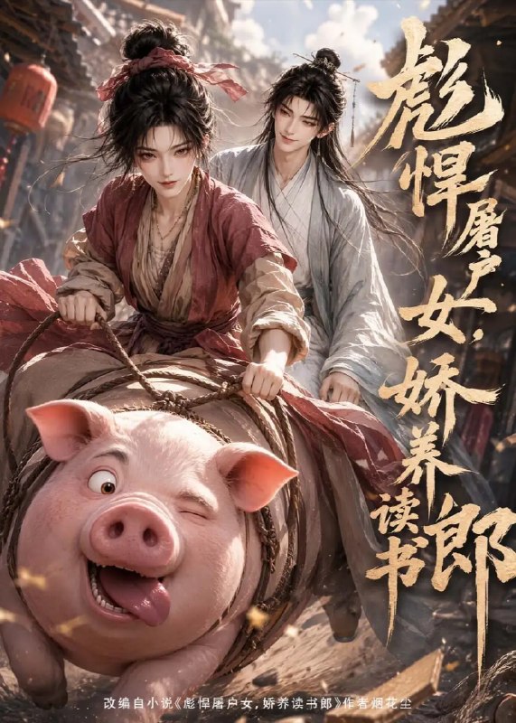 彪悍屠户女，娇养读书郎&彪悍屠户女娇养读书郎（105集）AI短剧