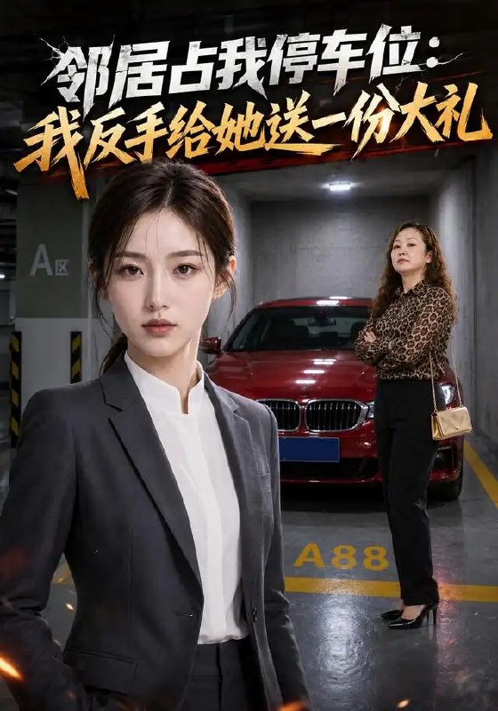 邻居占我停车位我反手给她送一份大礼&邻居占我停车位我反手给她送一份大礼(40集)AI短剧