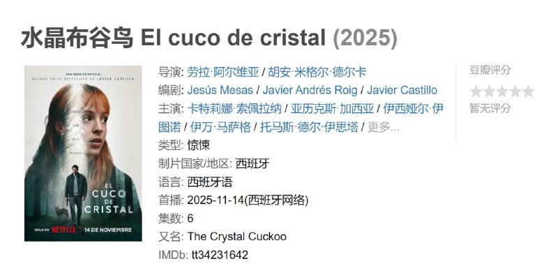 水晶布谷鸟 El cuco de cristal (2025)