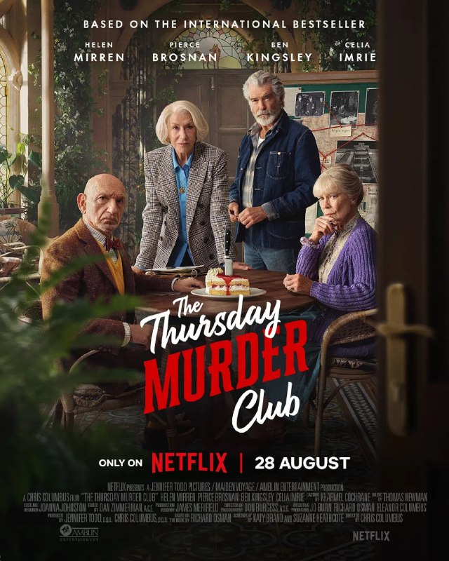 周四推理俱乐部 The Thursday Murder Club (2025)【NF版本 4K/HDR 内封简繁英多国字幕 海伦·米伦/皮尔斯·布鲁斯南】