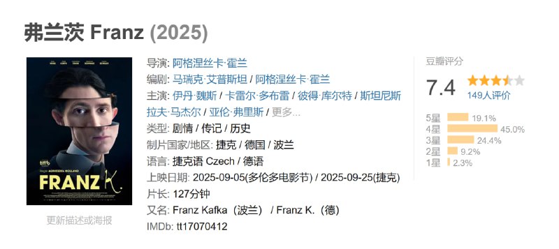 弗兰茨 Franz (2025)
