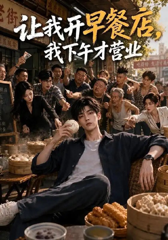 让我开早餐店,我下午才营业&让我开早餐店我下午才营业(108集)AI短剧