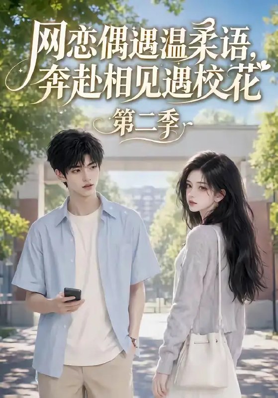 网恋偶遇温柔语,奔赴相见遇校花第二季&网恋偶遇温柔语奔赴相见遇校花第二季(118集)AI短剧