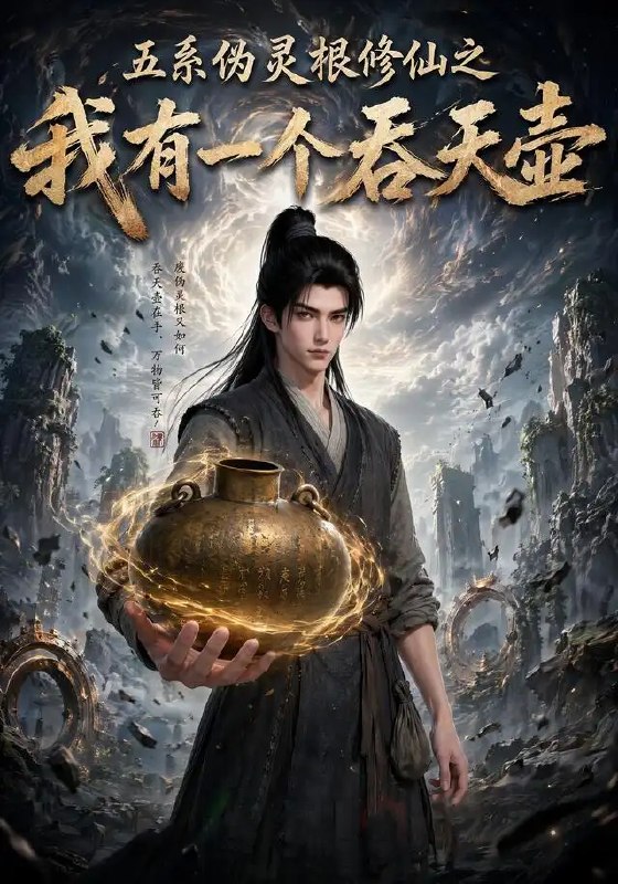 五系伪灵根修仙之我有一个吞天壶（80集）AI短剧