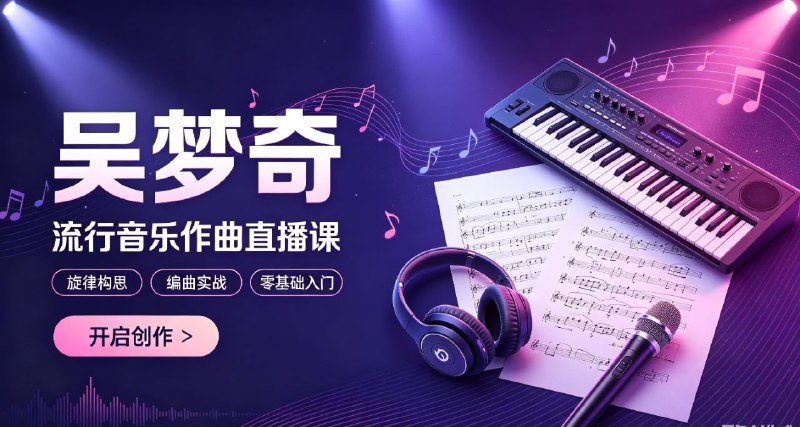 吴梦奇流行作曲直播精品课