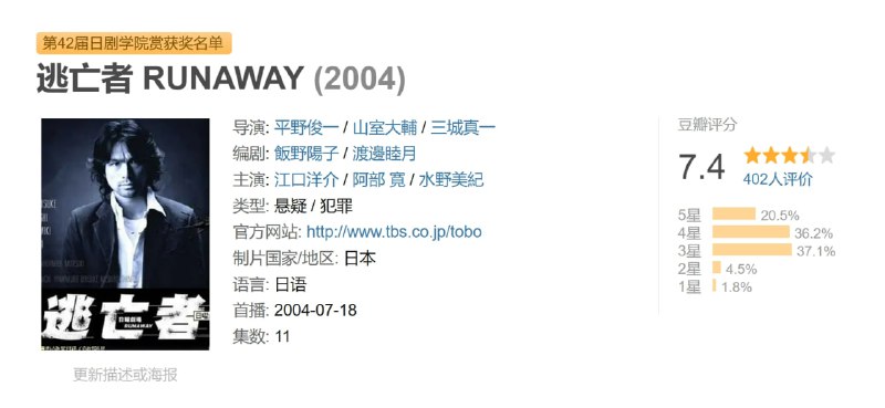 逃亡者 RUNAWAY (2004)