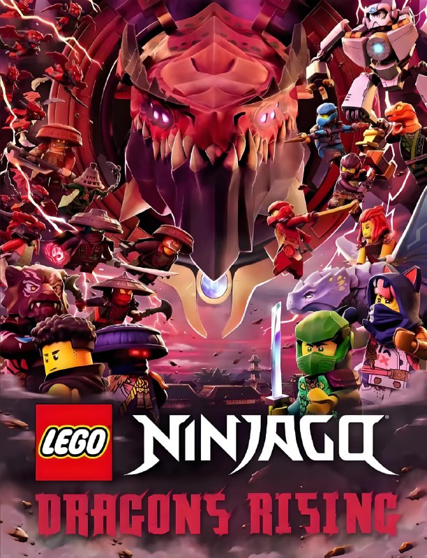 少儿英语启蒙动画《乐高幻影忍者神龙崛起 Ninjago Dragons Rising (1-2季视频+音频) 》