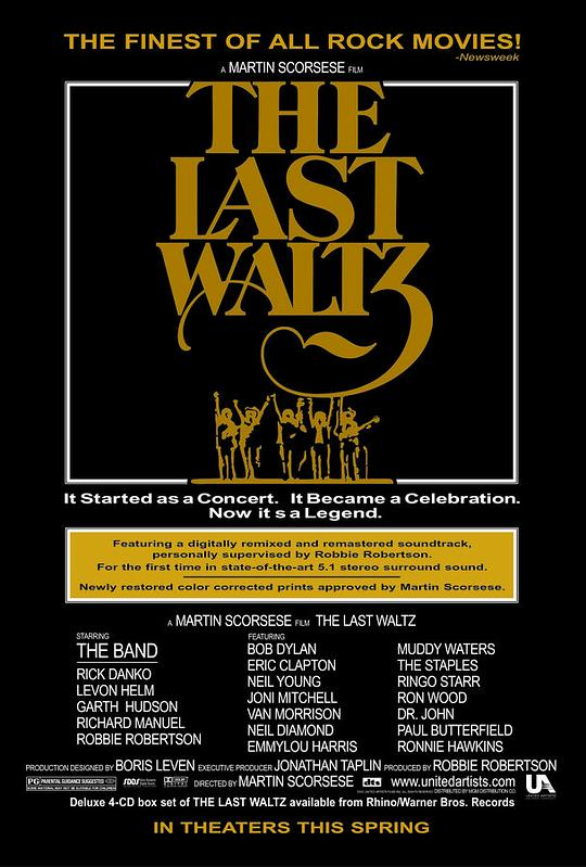 最后华尔兹 The Last Waltz (1978) 4K/2160p 原盘Remux 中文字幕 【75.35GB】已刮削