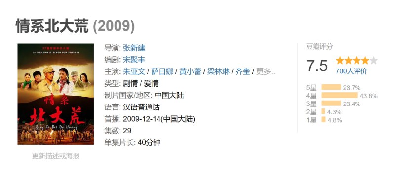 情系北大荒 (2009)