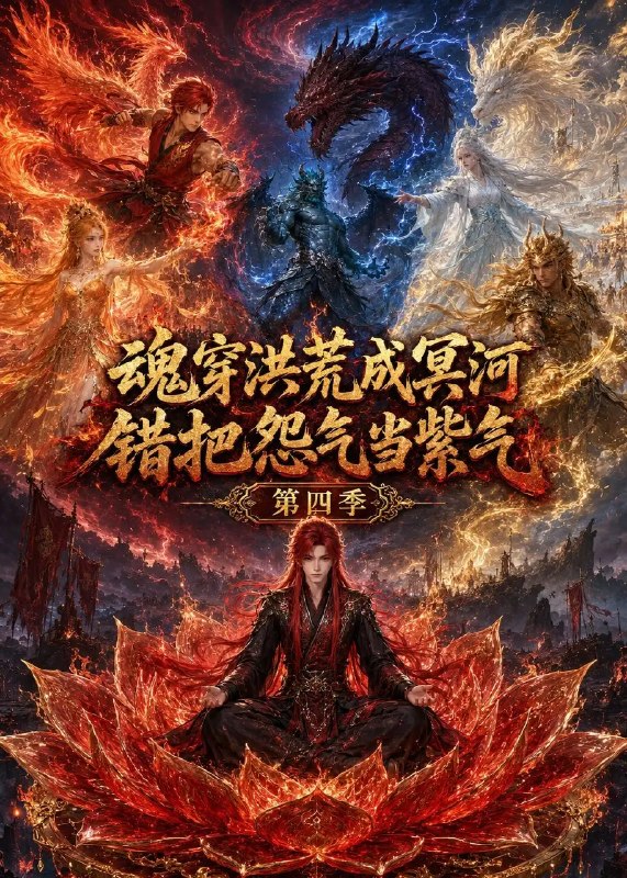 魂穿洪荒成冥河，错把怨气当紫气第四季&魂穿洪荒成冥河错把怨气当紫气第四季（84集）AI短剧
