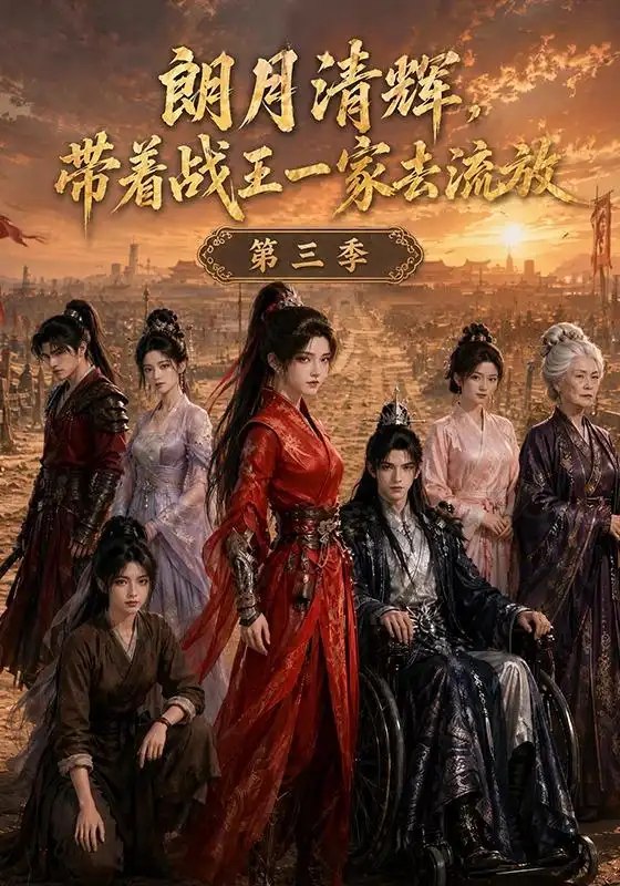 朗月清辉,带着战王一家去流放第三季&朗月清辉带着战王一家去流放第三季(60集)AI短剧