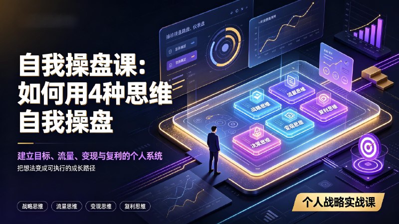 自我操盘课如何用经政军哲4种思维自我操盘