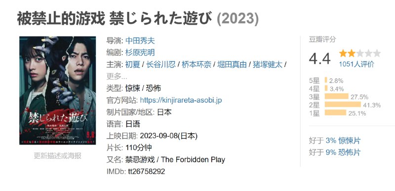 被禁止的游戏 禁じられた遊び (2023)