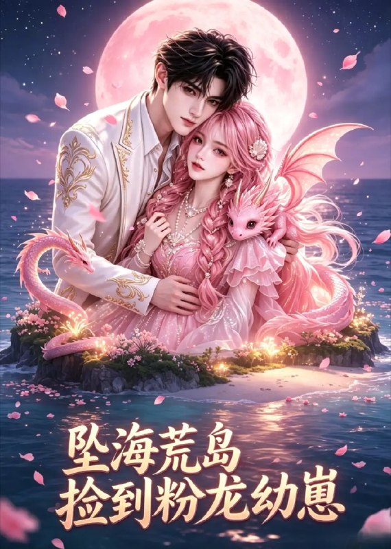 坠海荒岛捡到粉龙幼崽(30集) AI短剧