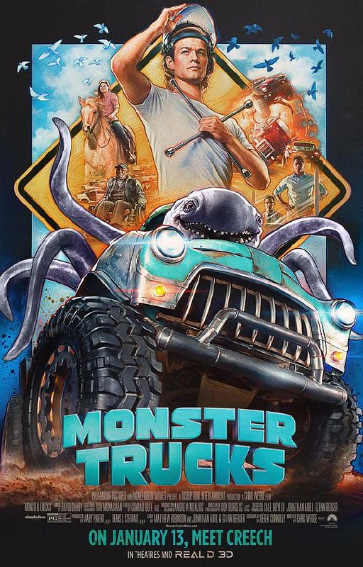 怪兽卡车 Monster Trucks (2016) 1080p 原盘Remux 中文字幕 【29.79GB】已刮削