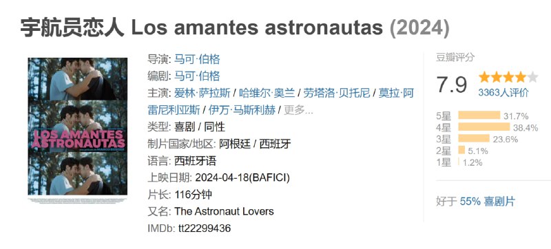 宇航员恋人 Los amantes astronautas (2024)