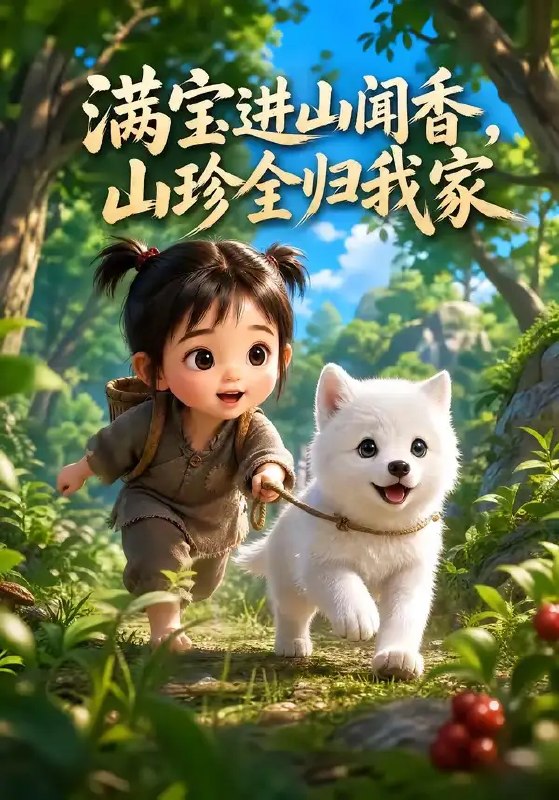 满宝进山闻香,山珍全归我家&满宝进山闻香山珍全归我家(105集)AI短剧